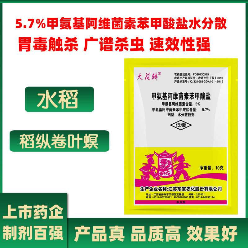 5.7% Emamectin Benzoate, WG/ME
